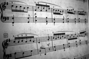 Sheet Music Texture